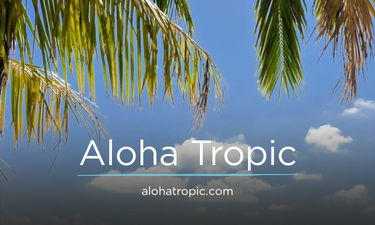 AlohaTropic.com - Creative brandable domain for sale